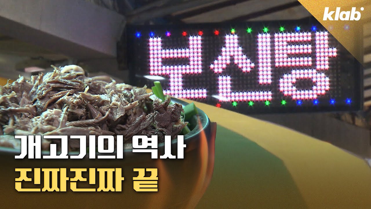 냄비 속 개는 이제 없다…대한민국 보신탕 종말기｜크랩