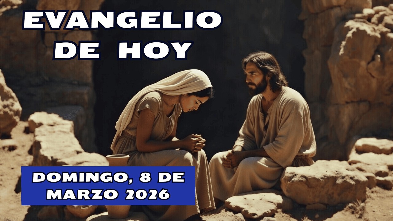 Evangelio de Hoy, Domingo 08 de Marzo 2026 🙏 Jn 4,5-42  A samaritana, Jesus e a Agua