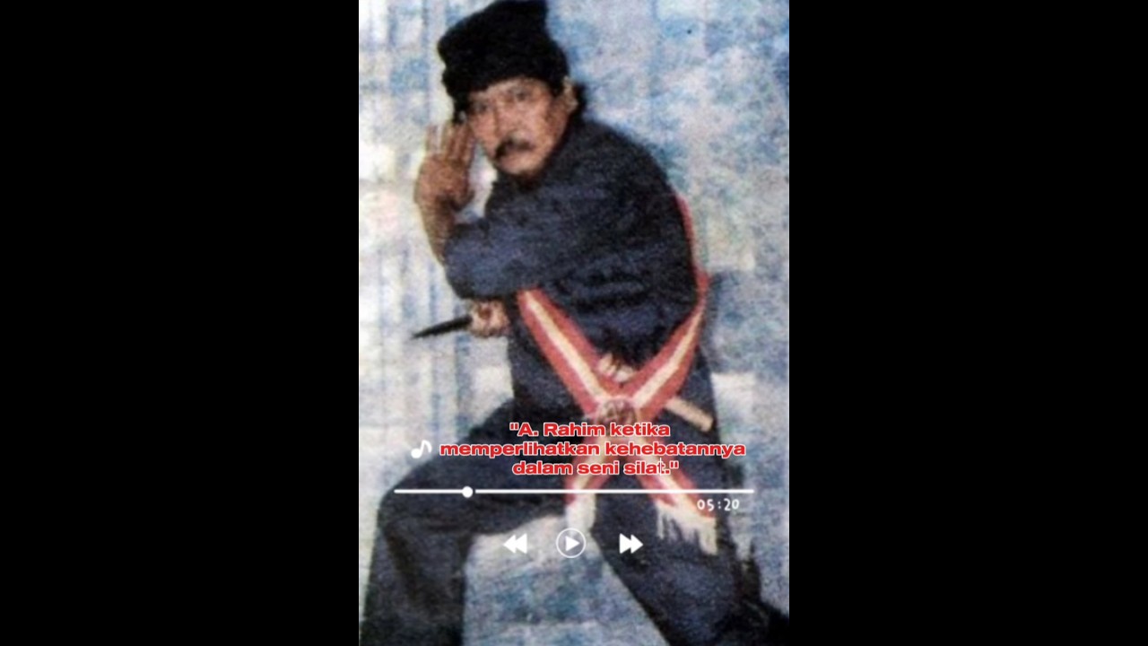 A. Rahim: Dari Silat ke Skrin Perak. #ARahim #Silat #FilemKlasik #SenimanLegenda