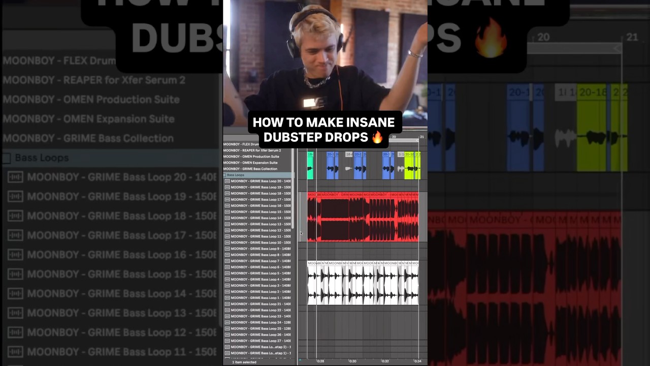 HOW TO MAKE DUBSTEP DROPS (in 60 sec) #dubstep #edm #ableton