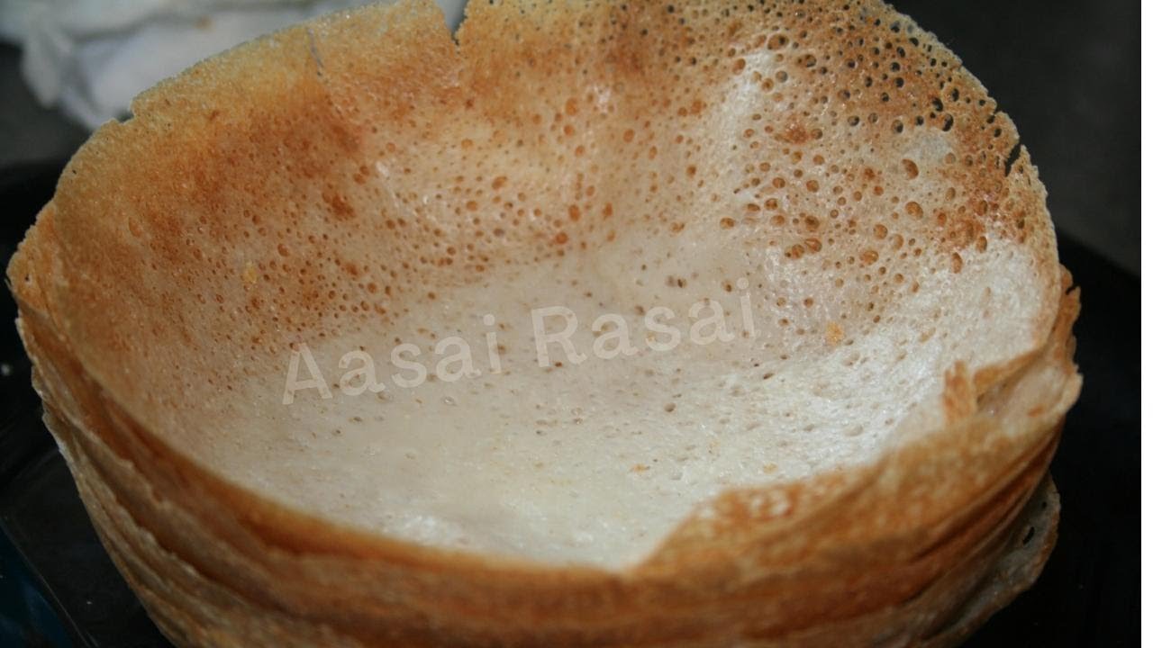 SRI LANKAN HOPPERS RECIPE | CANNED COCONUT MILK | ENGLISH | 4K UHD