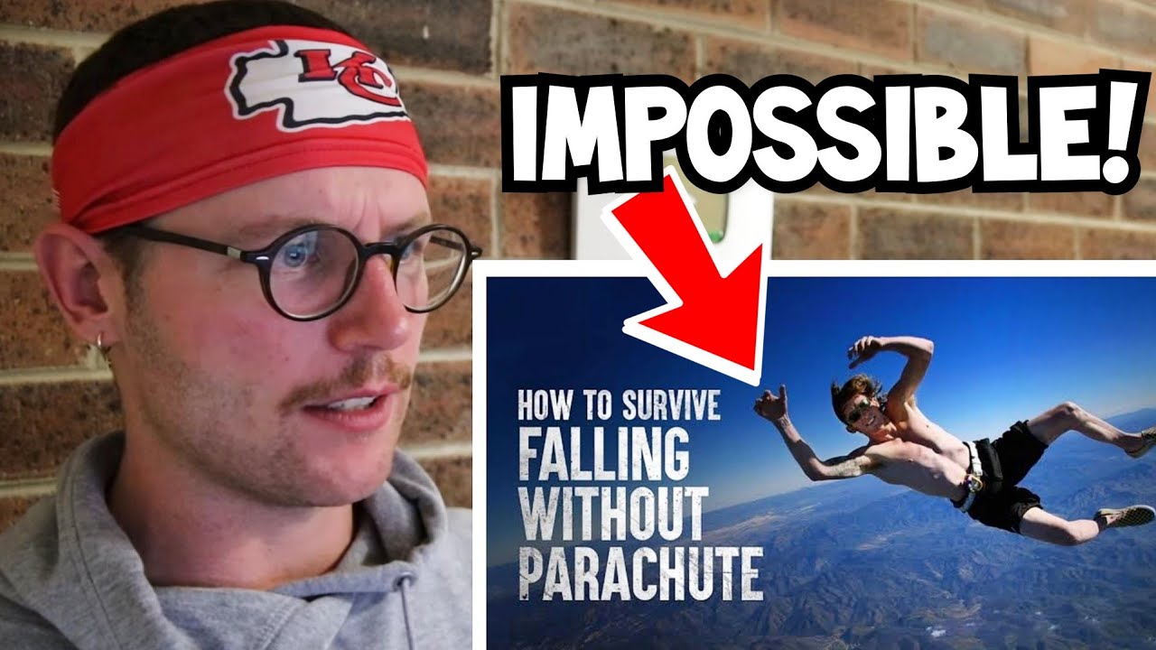 How To SURVIVE Falling Without A Parachute | Jake Reacts!