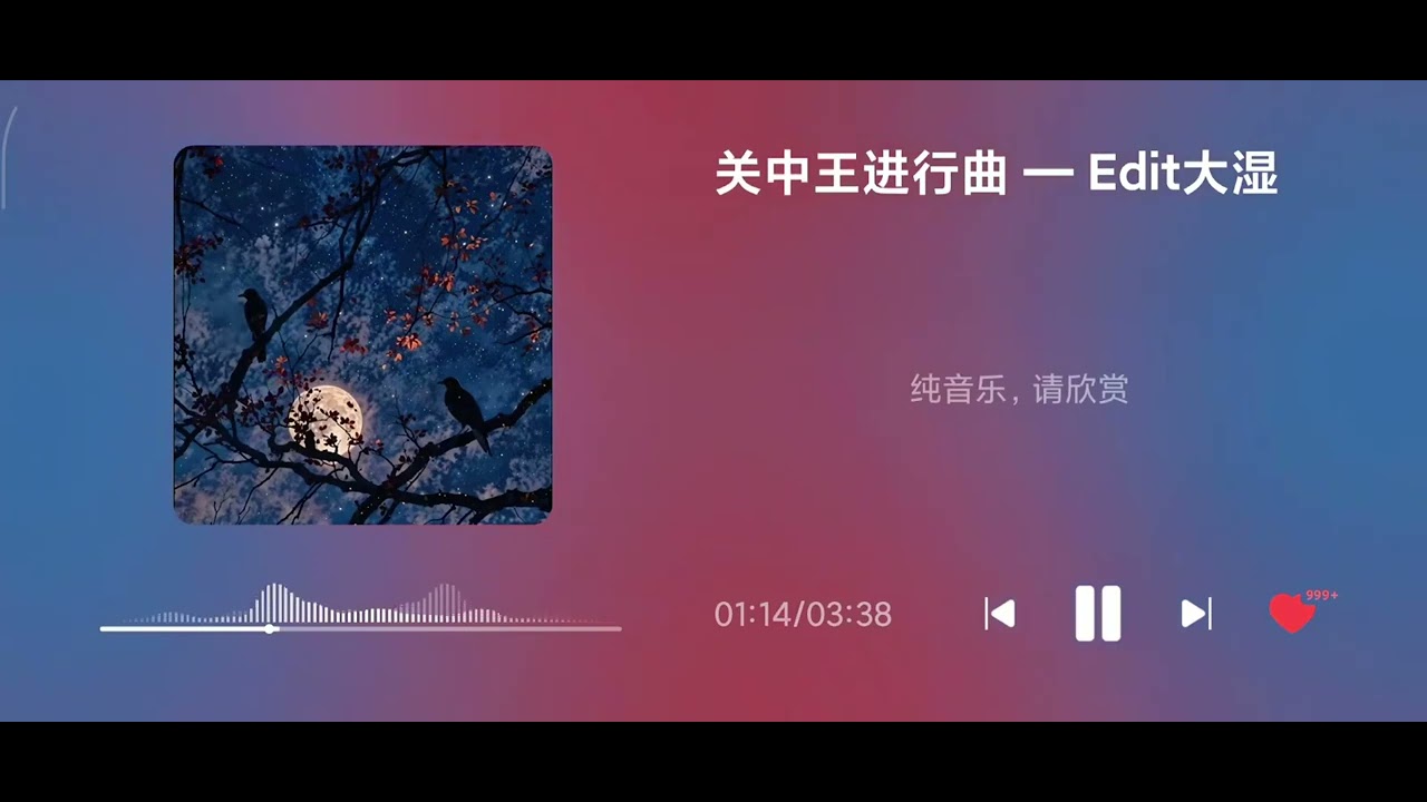 Tinh Vệ - Nhất Khỏa Lang Tinh《精卫》- 一颗狼星 | 原唱:30年前50年后 | 混响无人声打鼓版-