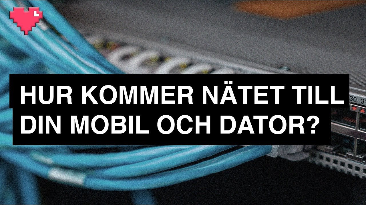 Enkelt förklarat: Hur kommer nätet till din mobil och din dator? | Internetkunskap