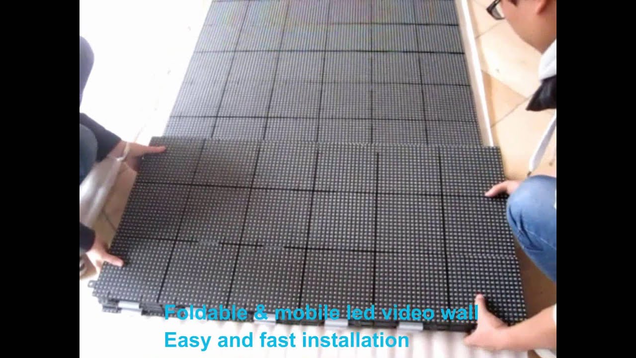 Outdoor P10 Flexible LED Video Wall with IP54/IP65  for both stage and advertisement billboard