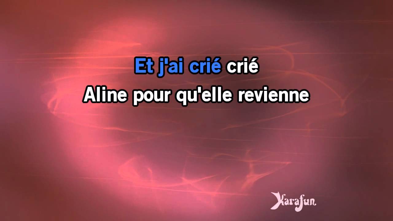Karaoké Aline - Christophe *