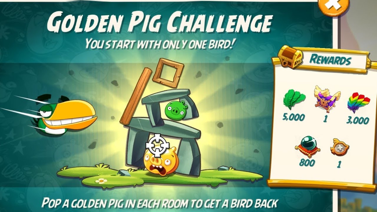 Angry birds 2 the golden pig challenge 27 mar 2024 with hal #ab2 the golden pig challenge today