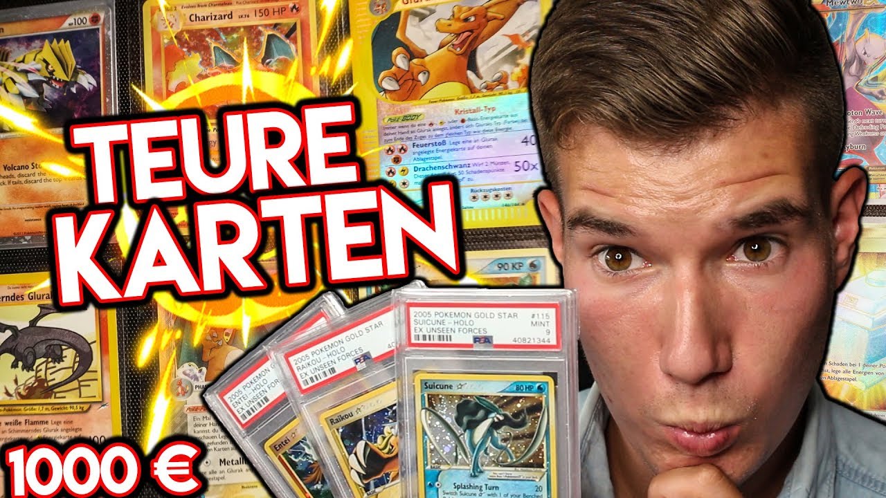 Meine TEUERSTEN Pokémon Karten 1000€