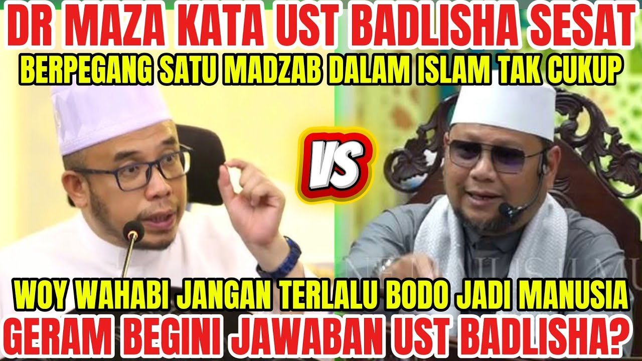 HEBOH❗UST BADLISHA SEKOLAHKAN DR MAZA YANG TAK PAHAM PERKARA INI❓JADI MANUSIA JANGAN TERLALU BODO❗