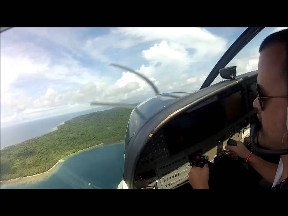 Take off from Pulau Tello (Mentawai), Sumatra, Indonesia - Susi Air Cessna Grand Caravan C208B