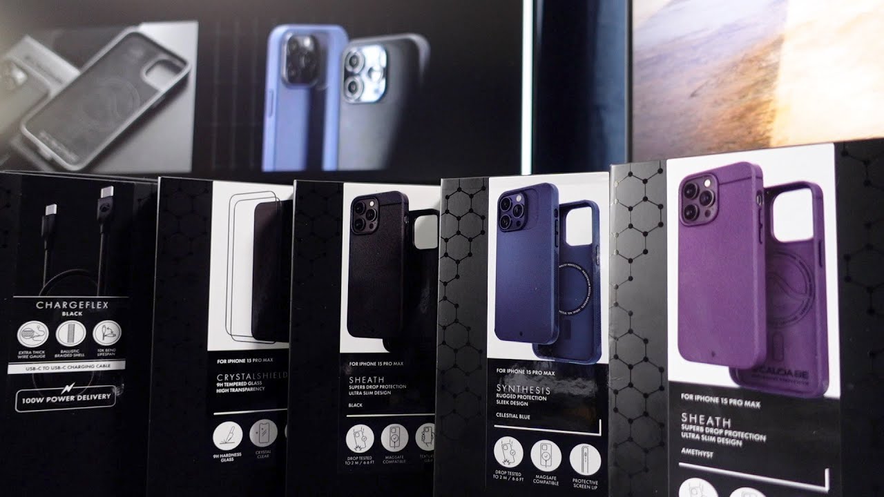 Caudabe iPhone 15 Pro & Pro Max Cases, Cables and Screen Shields!