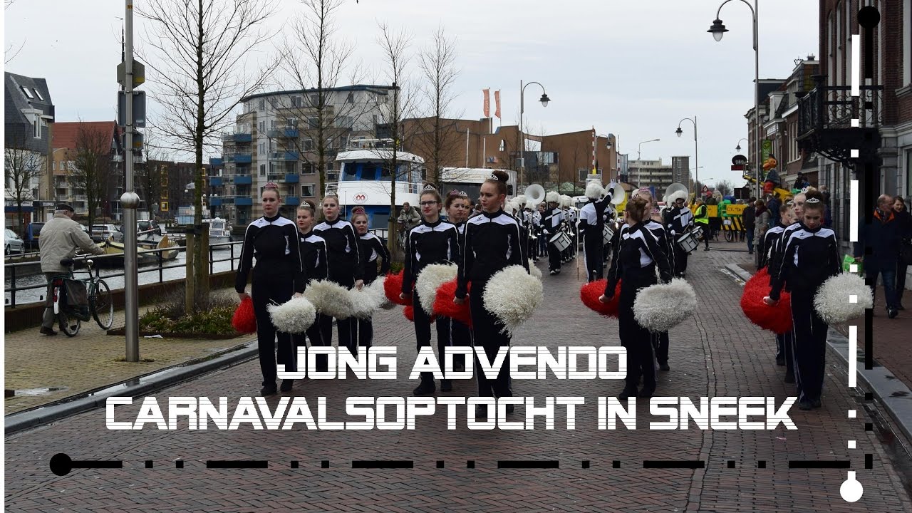 Jong Advendo carnavalsoptocht in Sneek