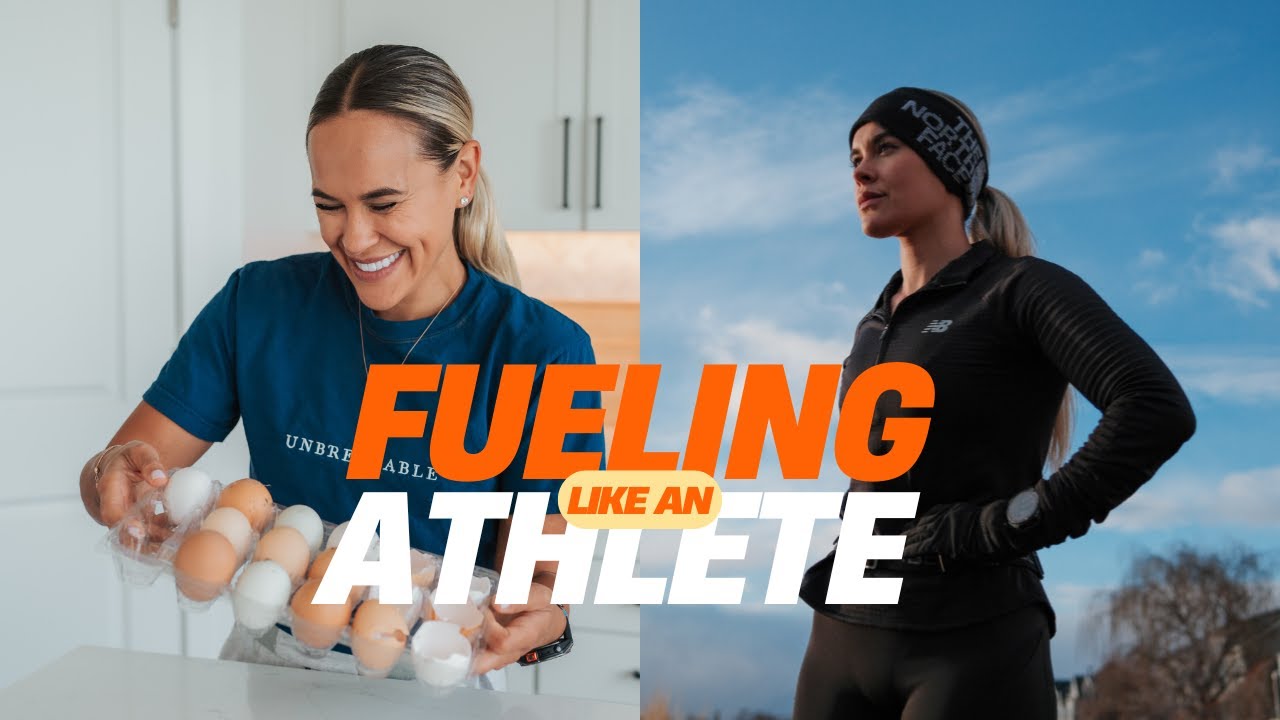 WHAT I EAT IN A DAY: lifting, running, skincare, makeup, and fueling like an athlete.