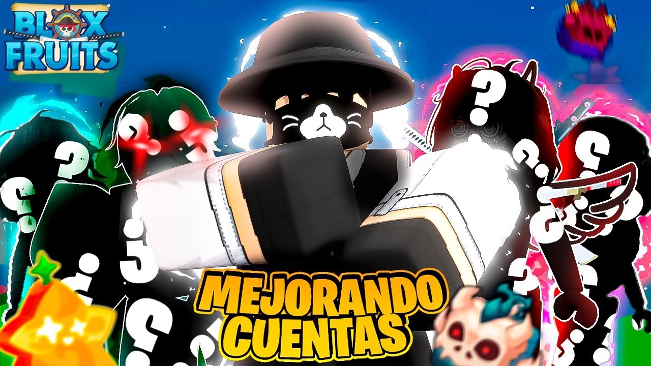 MI MEJOR SUBIENDO 4 CUENTAS DE BLOX FRUITS Y MORI... 😳