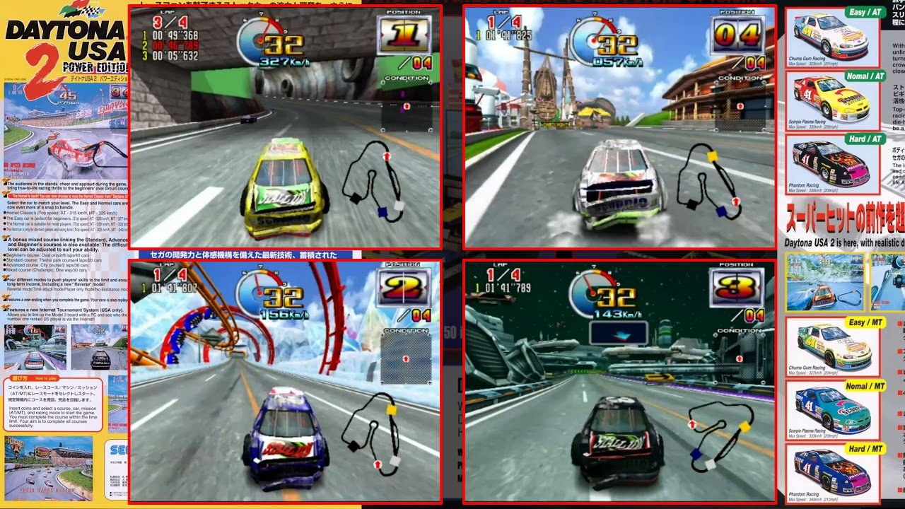 Daytona USA 2 -  Supermodel Network Shenanigans (Advanced)