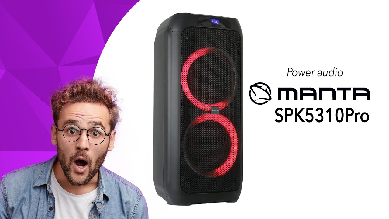 Power audio Manta SPK5310Pro | Wideoprezentacja