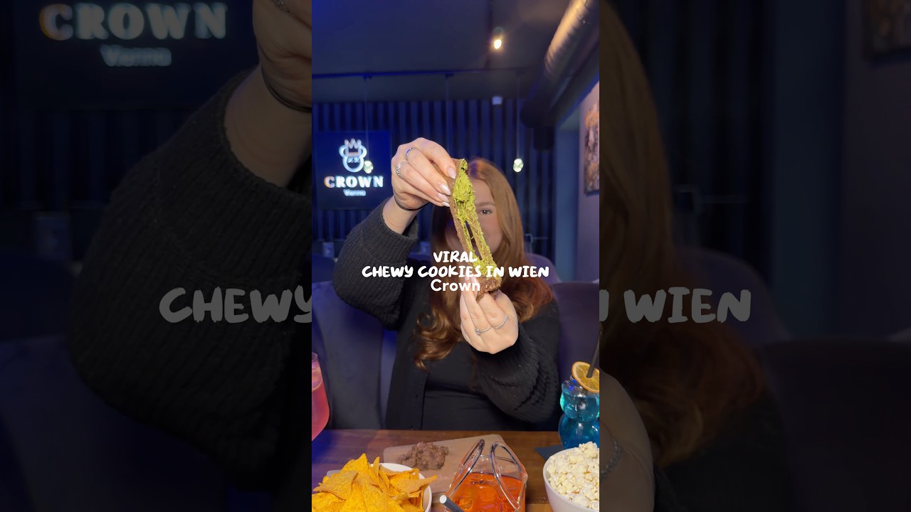 Viral chewy Dubai cookies in Wein 😱📍Crown | Einladung 