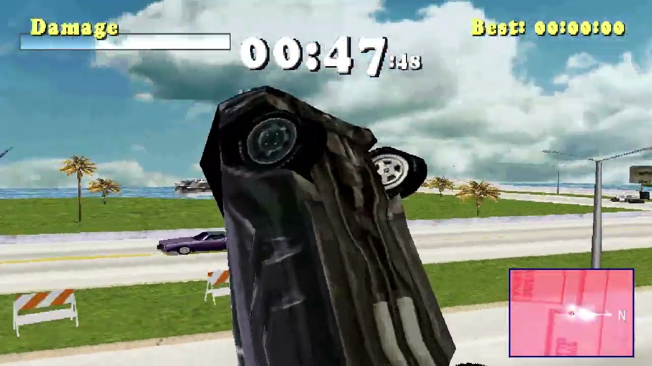 Driver 1 Survival Miami PS1 PSX
