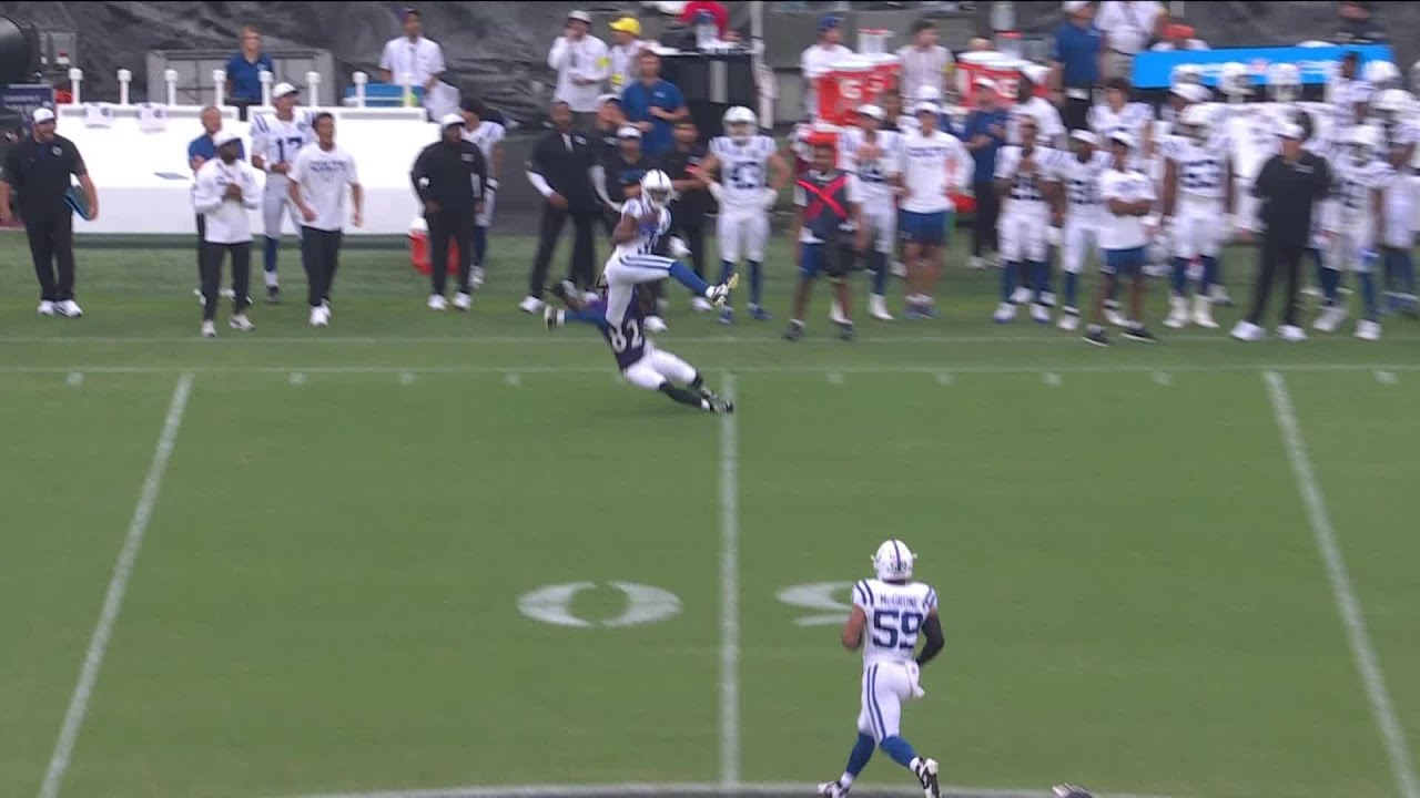 Can't-Miss Play: One-handed INT! Alex Johnson looks like a WR as he picks off Rush