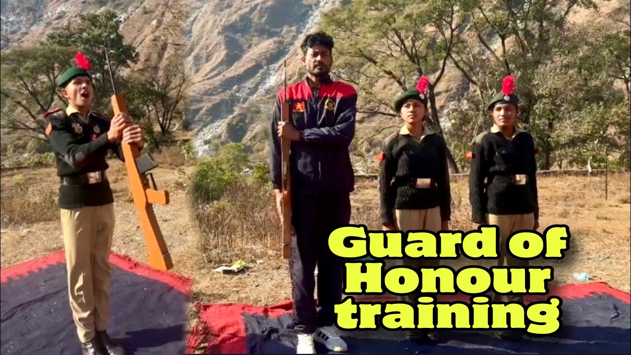 राइफल के साथ सलामी कैसे दे | guard of honour sikhe | baju shahtar | bagal shastra | 