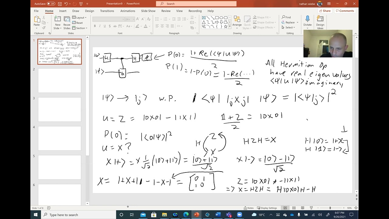 2021 lecture8 PhaseEstimation SWAPtest