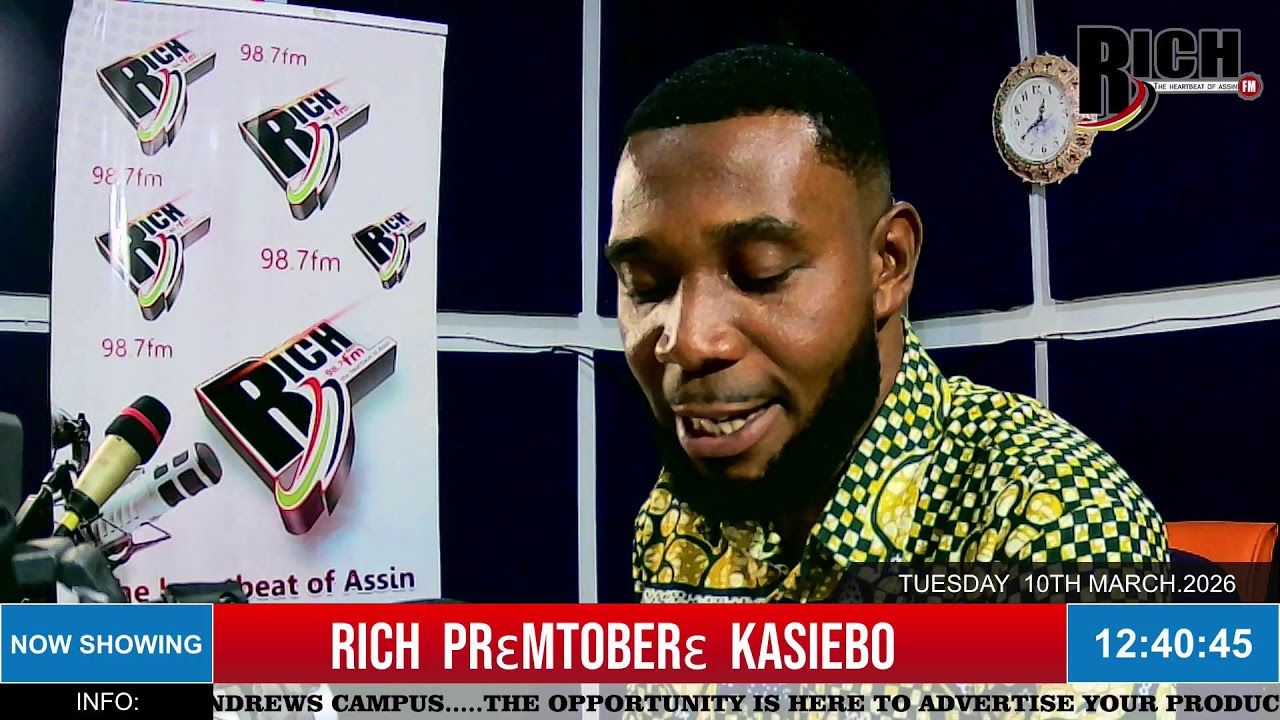 RICH PRɛMOTOBrɛ  KASIEBO 10/03/2026.(((((LIVE)))))ON 98.7.