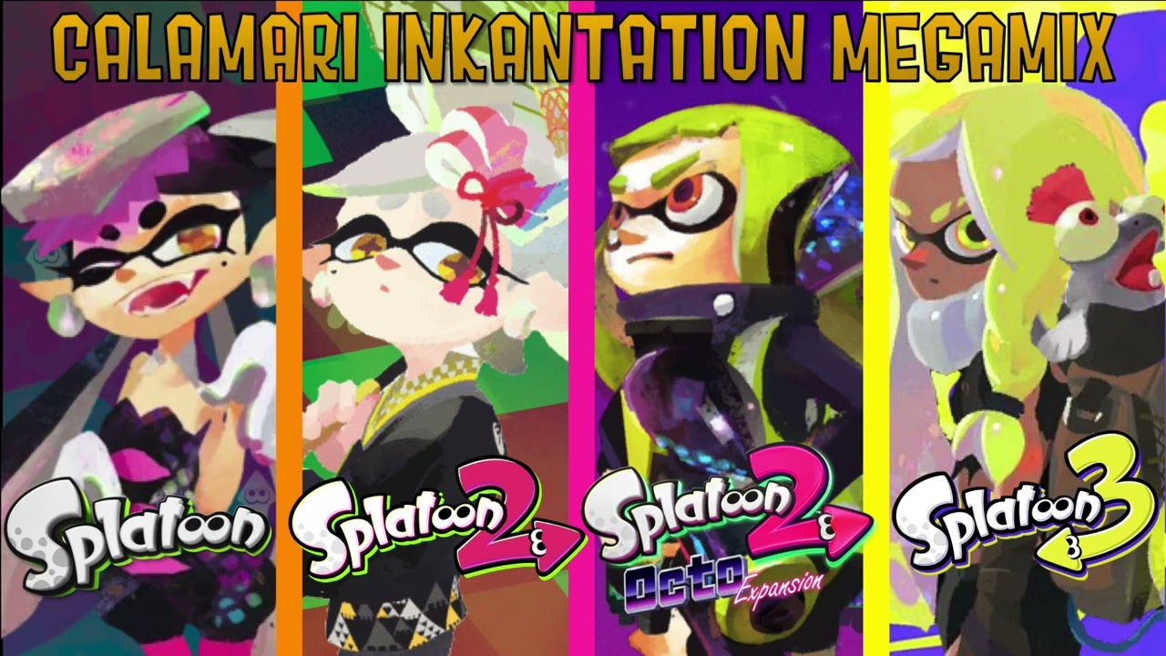 [SPLATOON 3 SPOILERS] Calamari Inkantation Megamix (All Game Versions!)