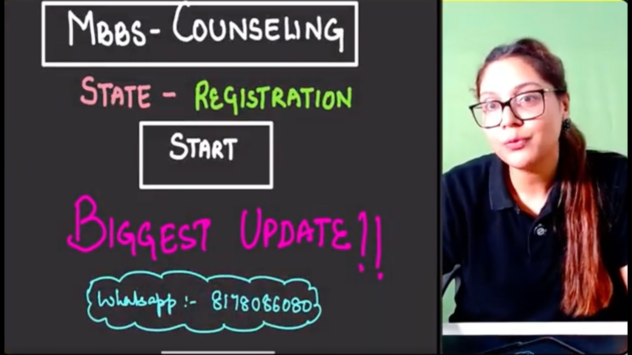 Biggest Update: MBBS Counselling State Registration Start | Don't Miss This Important Update