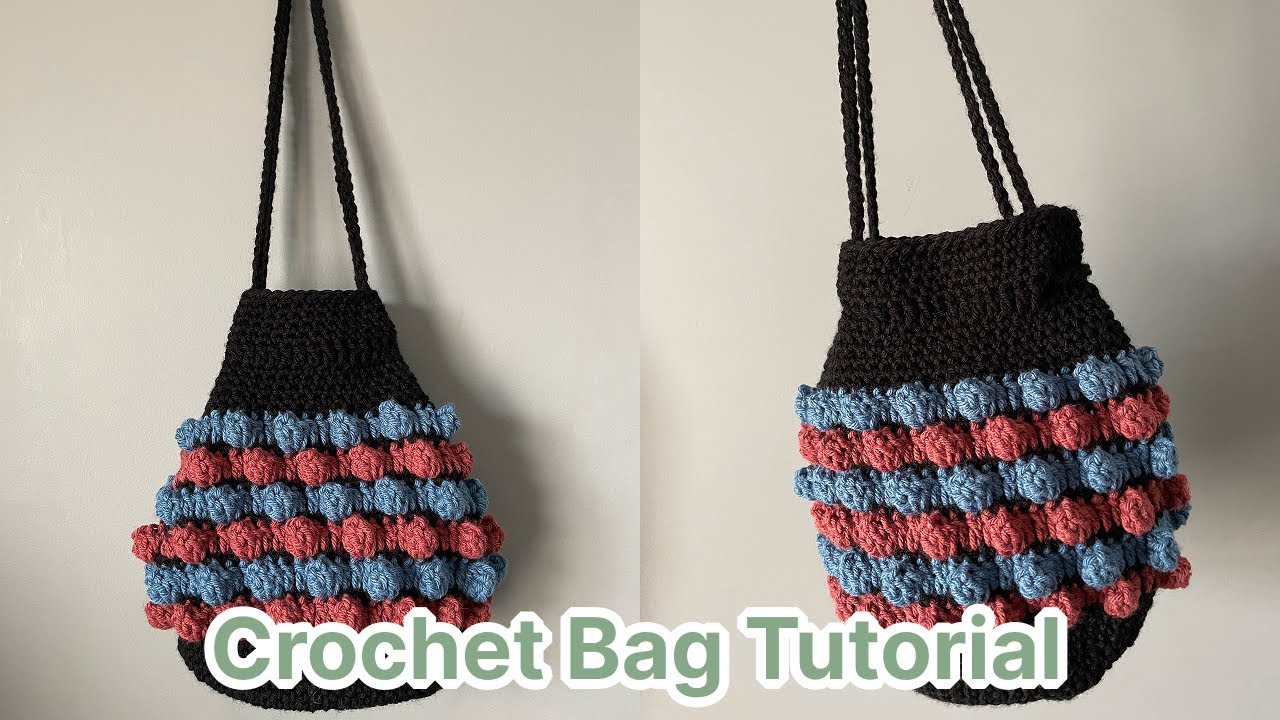 SUB) Crochet Bloom Pop Tote Tutorial