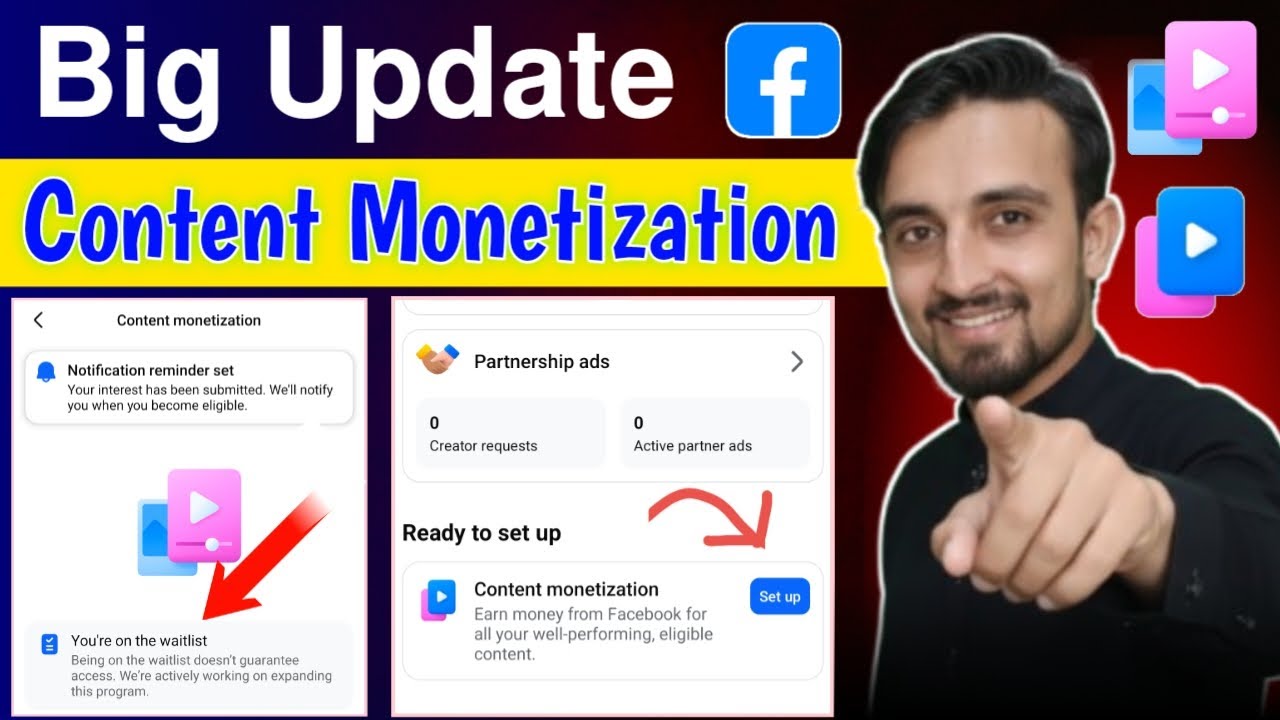 Big Update - Facebook Content Monetization - You're on the waitlist - Content Monetization Waitlist