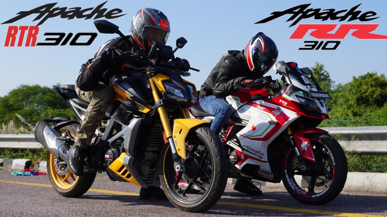 Apache RTR 310 vs Apache RR310 Drag Race