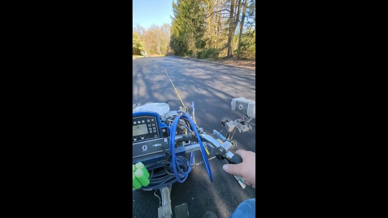 Short Video showing how to calibrate a Graco LineLazer V Autolayout.