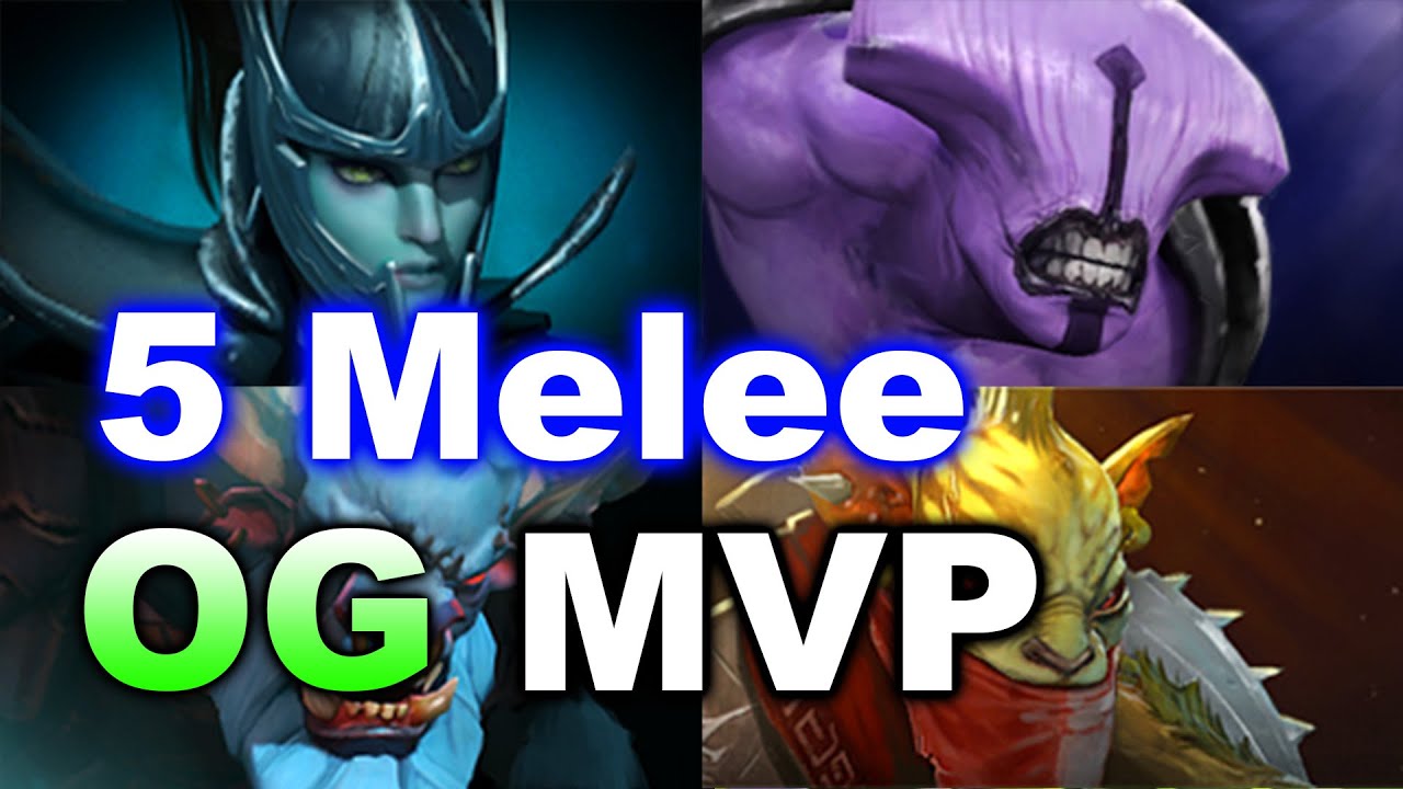 5 Melee RNG Imba Strat - OG vs MVP TI6 Dota 2