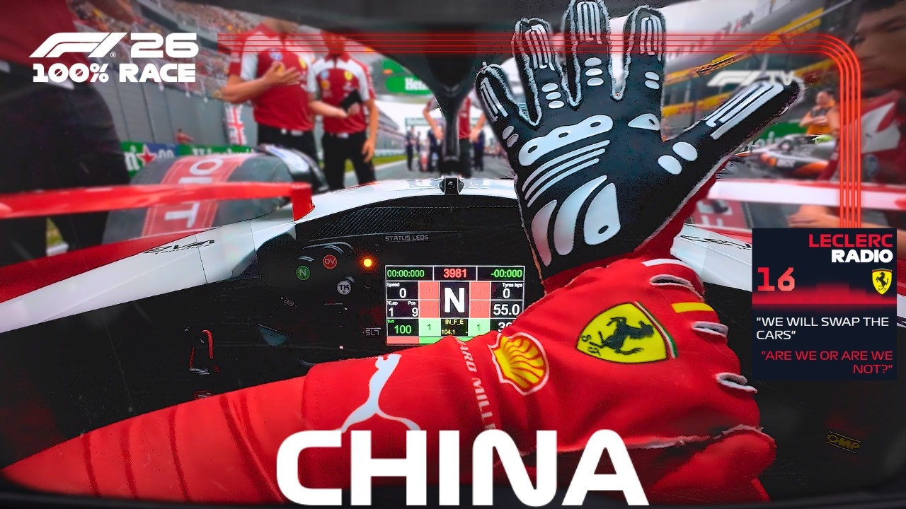 ULTRA REALISTIC F1 2026 - Charles Leclerc Ferrari China GP 100% Race