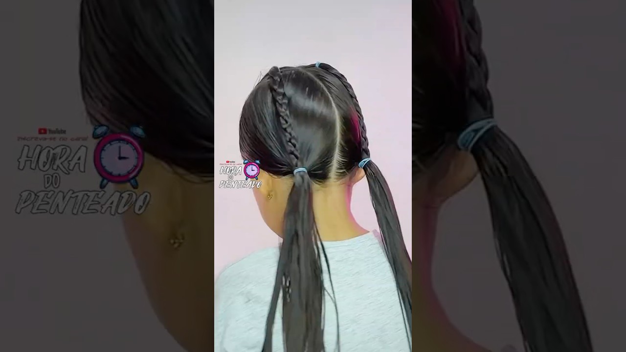 Penteado lindo e rápido para menina ✨