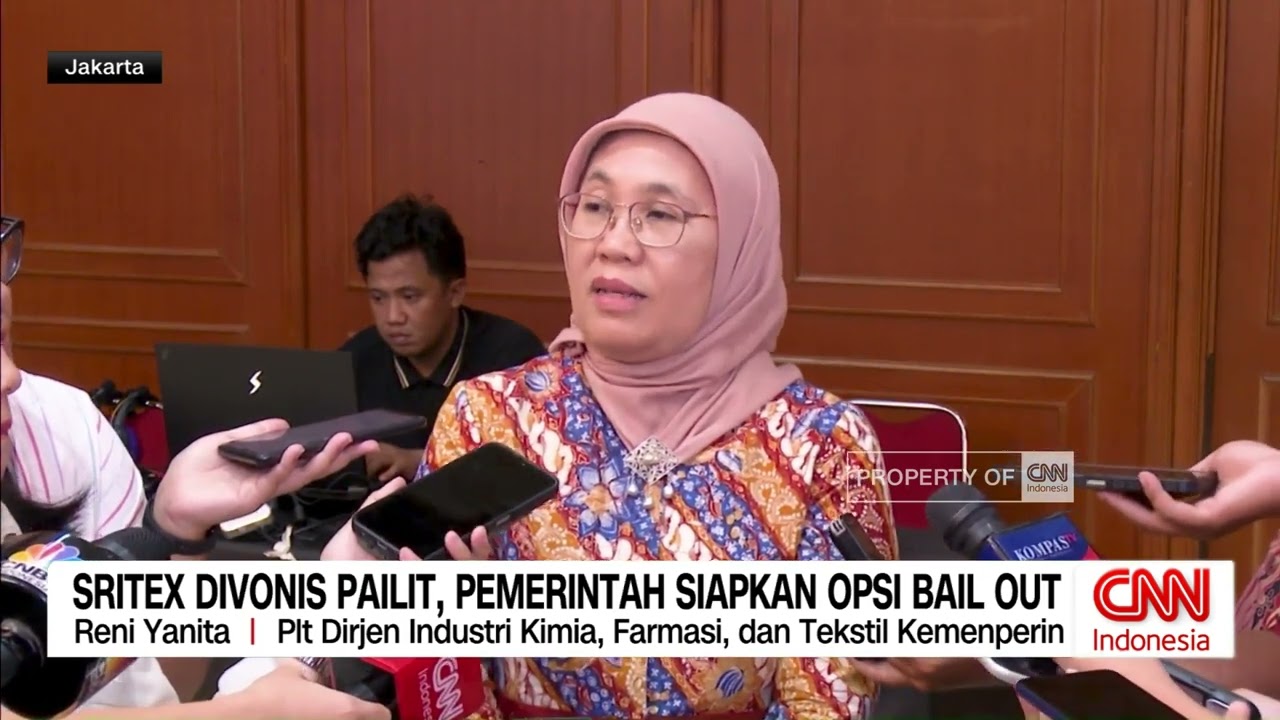 Sritex Divonis Pailit, Pemerintah Siapkan Opsi Bail Out