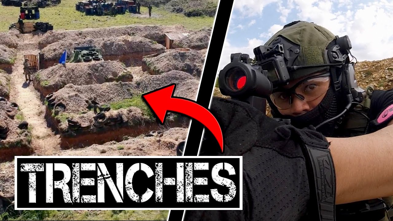Airsoft War in the TRENCHES is INTENSE! | Gunman Airsoft Tuddenham