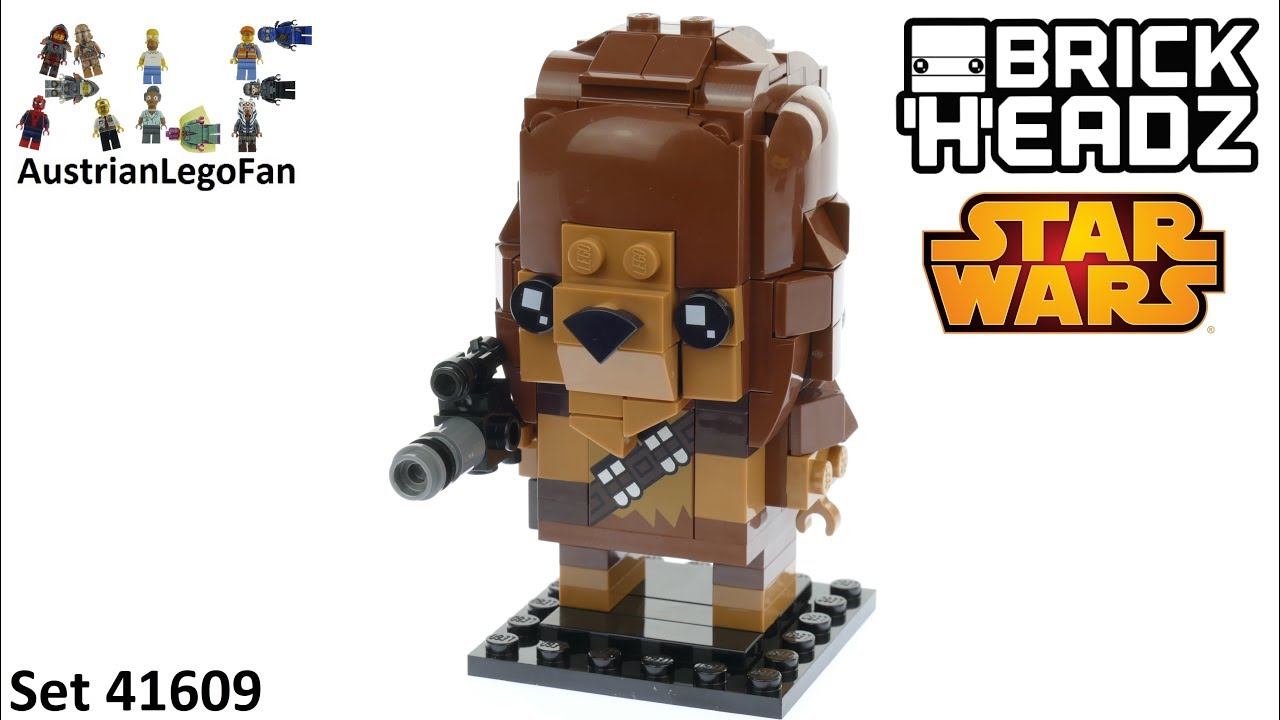 Lego Brickheadz 41609 Chewbacca - Lego Speed Build Review
