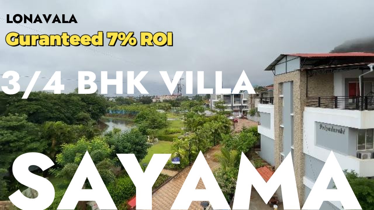 Lonavala 3/4 Bhk Villa Tour Puraniks Sayama  | Pricing ,Broucher, location | Booking 9967929897