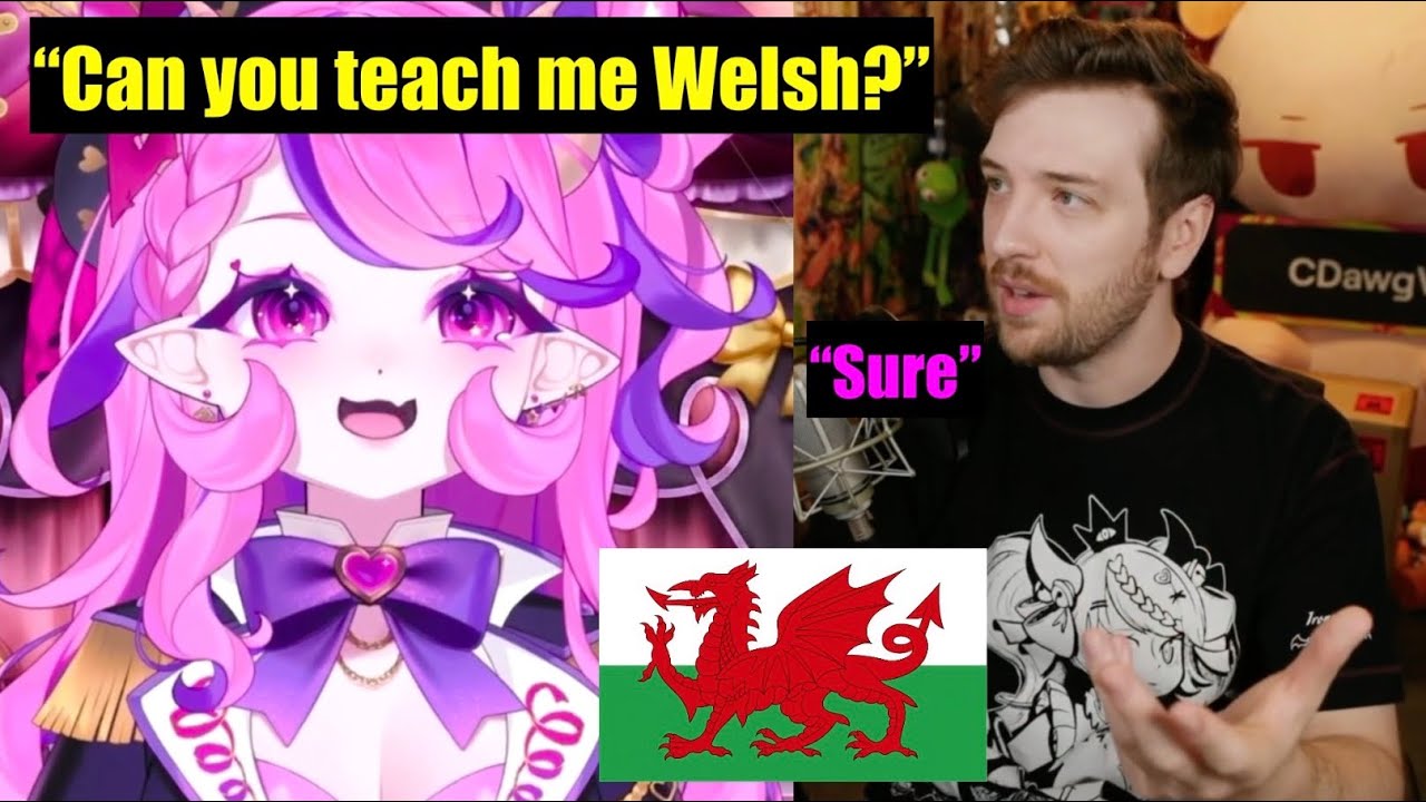 Ironmouse Tries To Learn Welsh from Connor 
