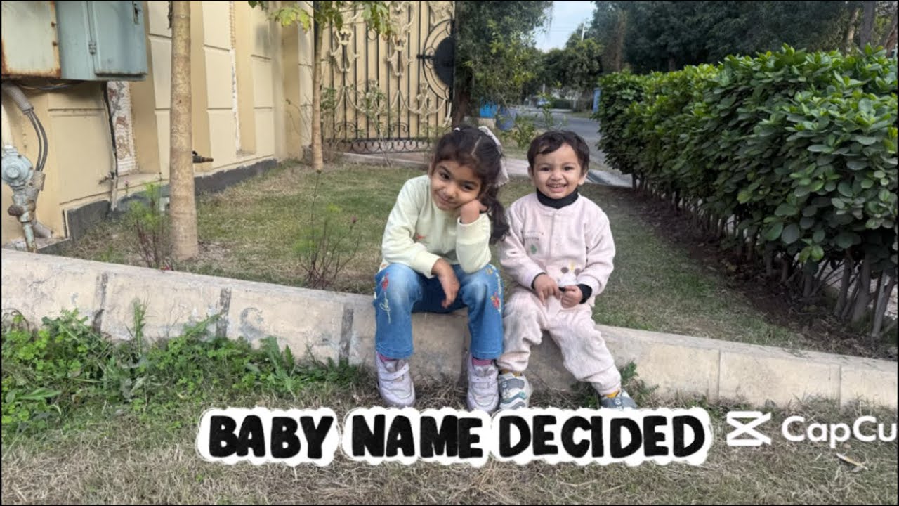 Baby ka name decide ho gaya😍mera galla kharab ho gaya😩