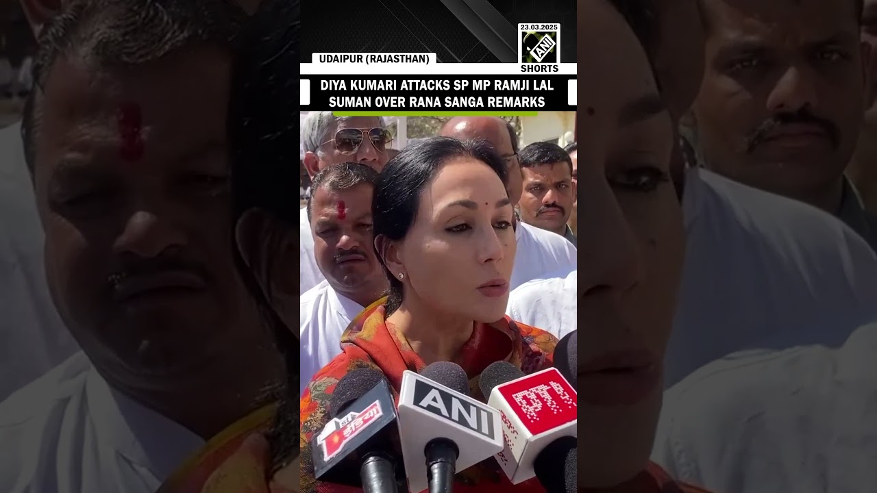 Rajasthan Dy CM Diya Kumari attacks SP MP Ramji Lal Suman over Rana Sanga remarks