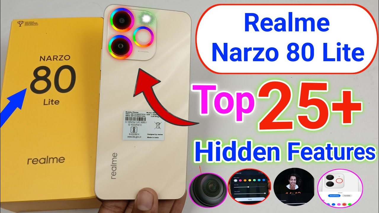 Realme Narzo 80 Lite Top 25+ Hidden Features / Realme Narzo 80 Lite Tips And Tricks / Narzo 80 Lite 