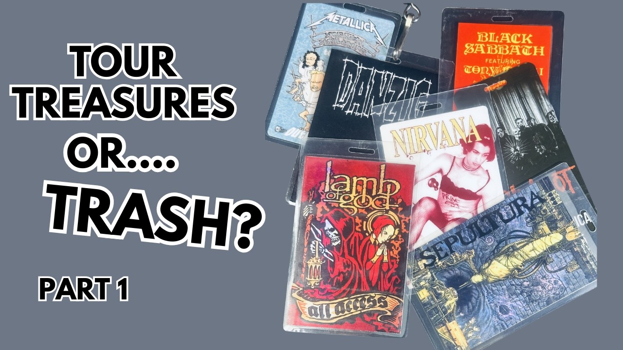 Scored a Vintage Backstage Pass Collection — Some Are Insane!!