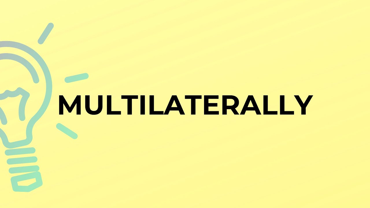 What is the meaning of the word MULTILATERALLY?