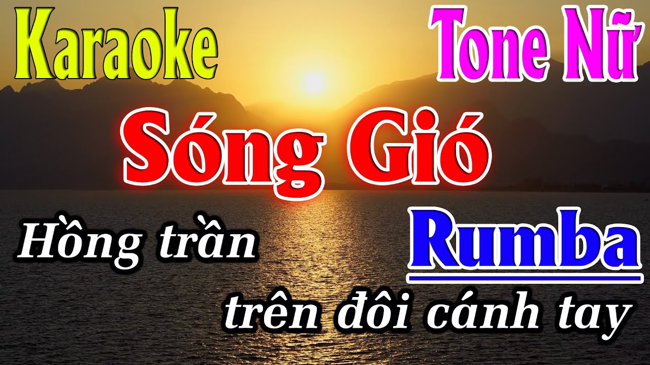 Sóng Gió Karaoke Tone Nữ ( Abm ) Nhạc Sống Rumba Karaoke Lâm Organ  -   Beat Mới
