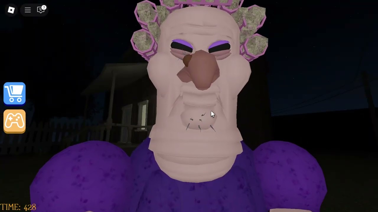 Roblox ESCAPING GRANDMA GRANDMA LOOKS NOT IN GOOD SHAPE