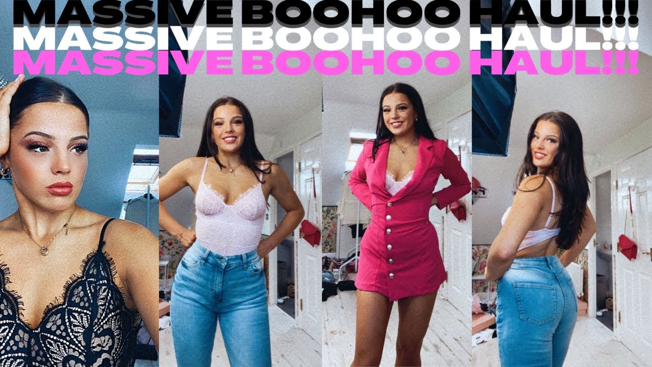 MASSIVE!!! NEW IN!!! BOOHOO CLOTHING TRY ON HAUL EMILY MONKS 🦋