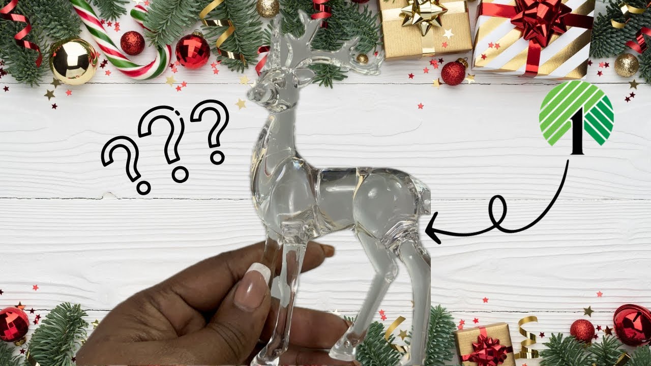 Everyone will be buying DOLLAR STORE reindeer after seeing this brilliant holiday decor idea! Part 2