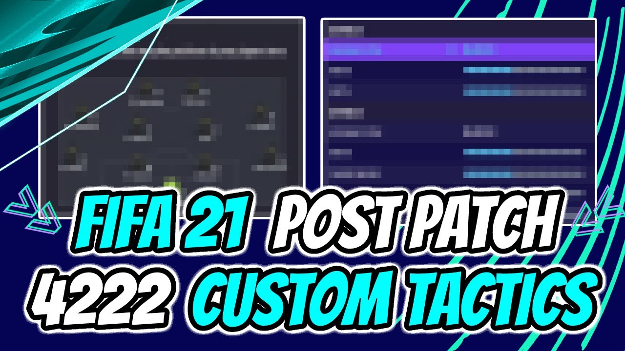 FIFA 21 *NEW* 4222 *POST PATCH* PRO PLAYER CUSTOM TACTICS & PLAYER INSTRUCTIONS | FUT 21!!
